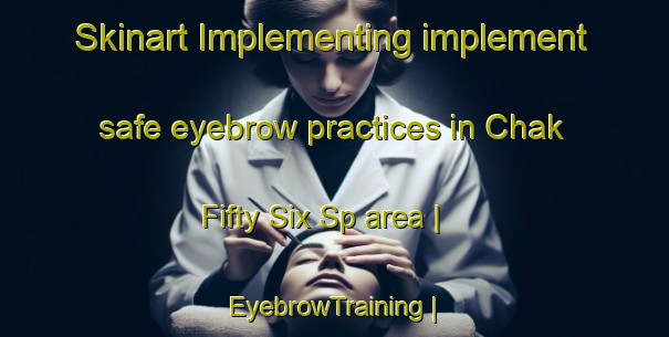 Skinart Implementing implement safe eyebrow practices in Chak Fifty Six Sp area | EyebrowTraining | EyebrowClasses | SkinartTraining-Pakistan